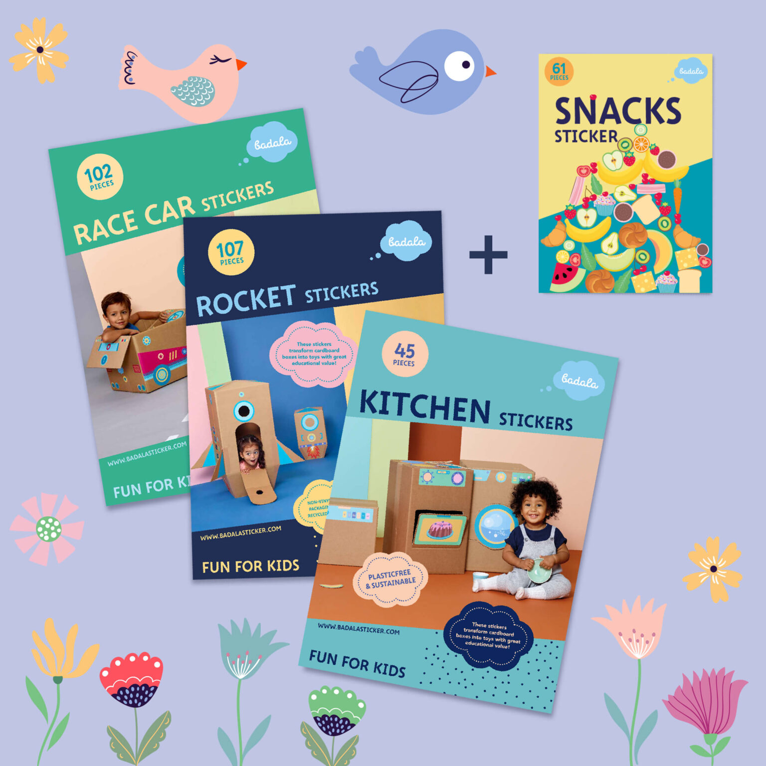 Kastanien Weben BADALA Sticker